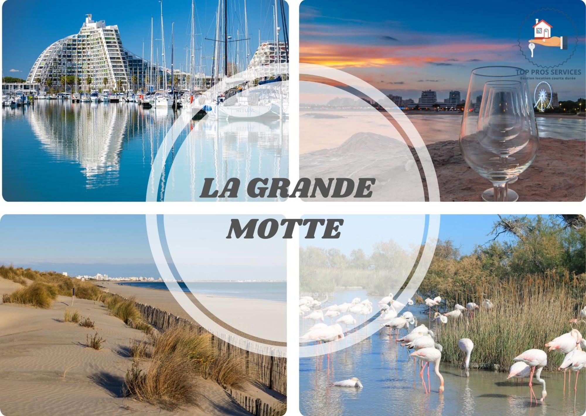 L'Amazone Studio Plein Centre Plages A 2Min Clim Wifi Sur Le Port - Top Prosconciergerie- ラ・グランド・モット エクステリア 写真